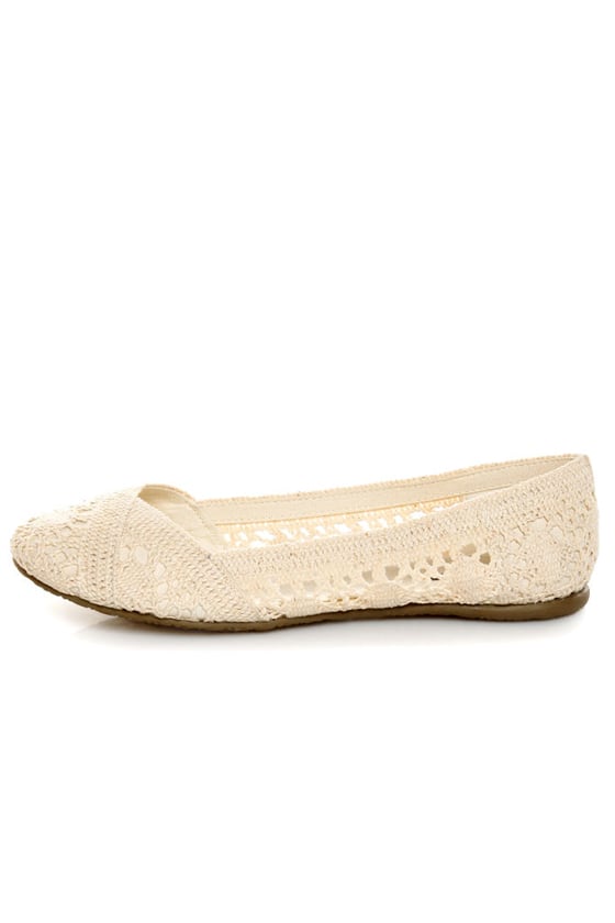 crochet ballet flats