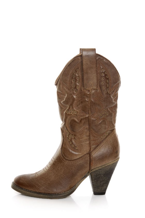 Very Volatile Denver Tan Embroidered Cowboy Boots