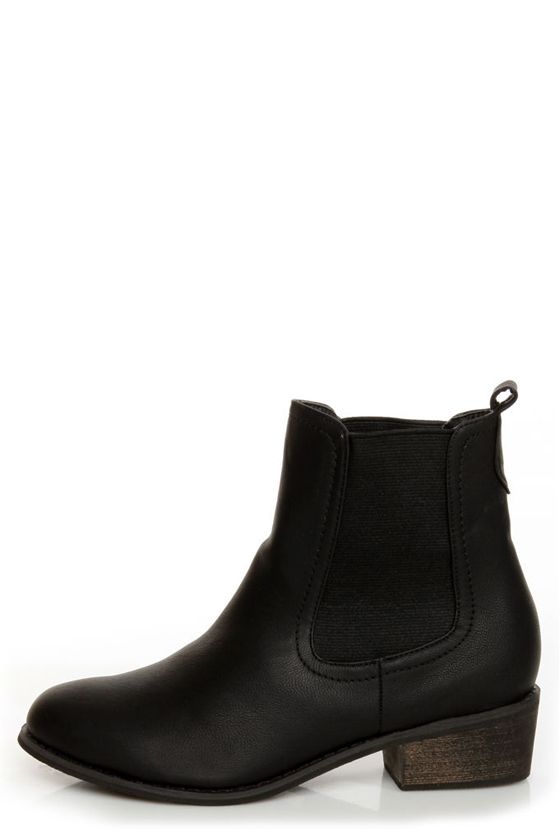 Yoki Chelsea 06 Black Chelsea Boots