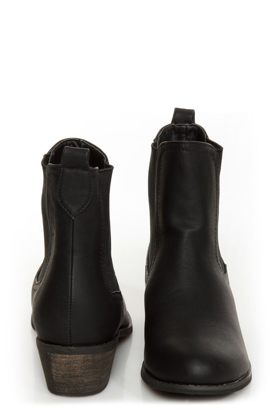Yoki Chelsea 06 Black Chelsea Boots