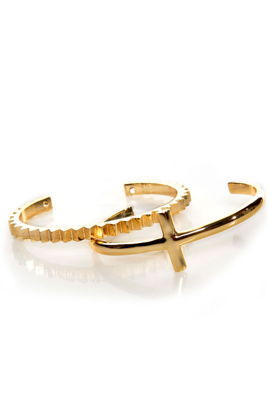 Geary Street Gold Bracelet Set
