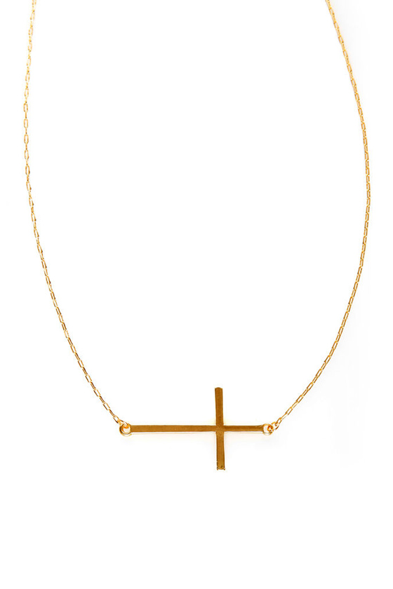 Nimble Symbol Cross Necklace