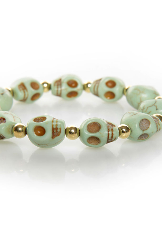 Dead Ahead Skull Stretch Bracelet Set
