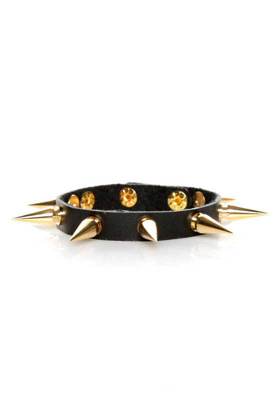 Be Like Spike Black Bracelet