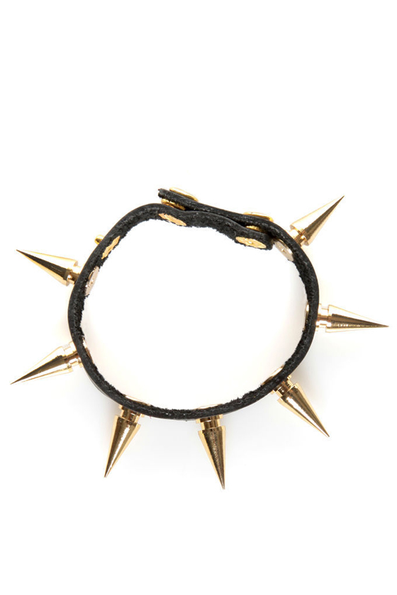 Be Like Spike Black Bracelet