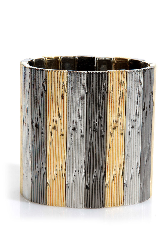Metal on Metal Stretch Cuff