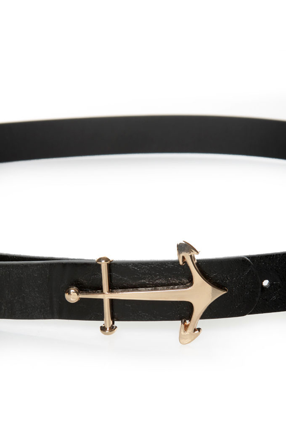 Sailor Scout Black Anchor Belt