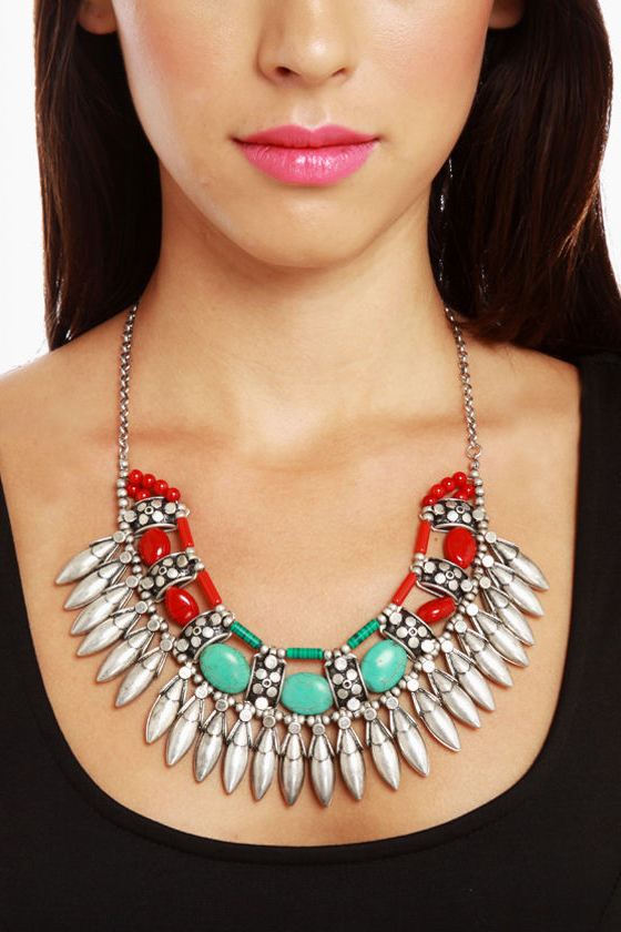 Stone Mountain Silver Necklace