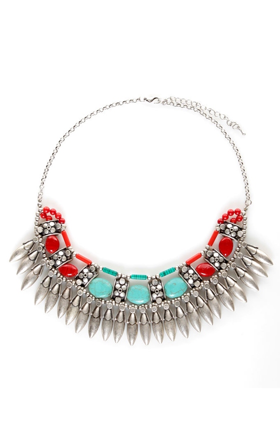 Stone Mountain Silver Necklace
