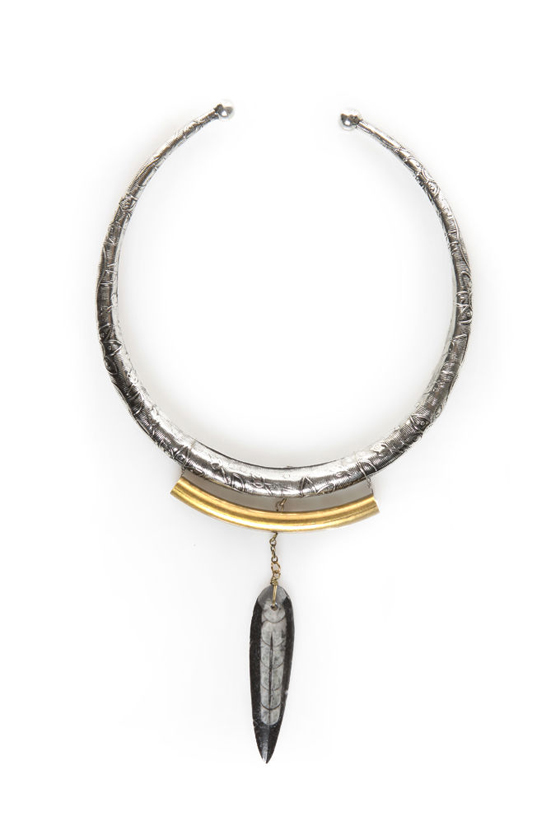 Fossil Record Collar Necklace
