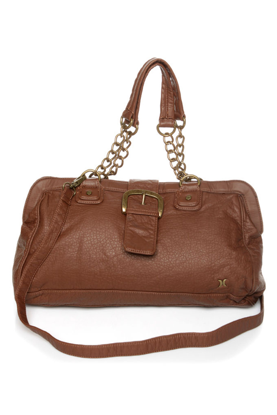 Hurley Arlington Brown Vegan Leather Purse