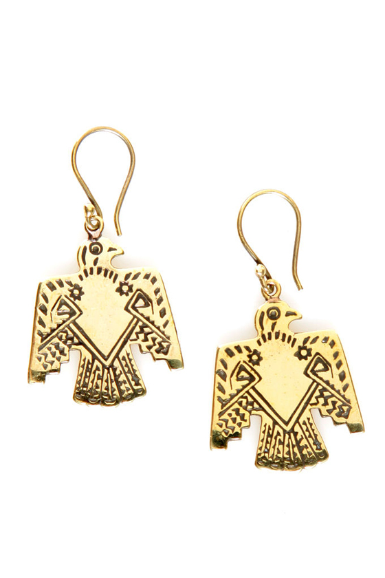 Jen\\\\\\\'s Pirate Booty Tailfeather Bird Earrings