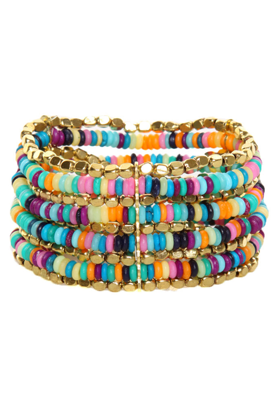 Megabytes Multi Beaded Cuff