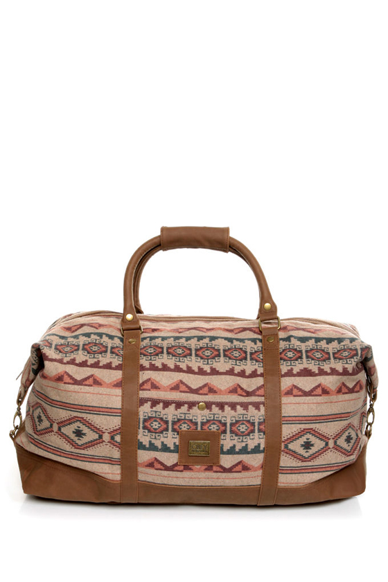 Obey Sierra Southwest Print Duffel Bag