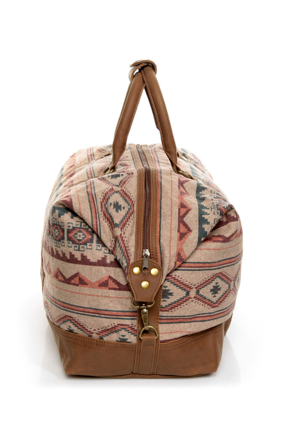 Obey Sierra Southwest Print Duffel Bag