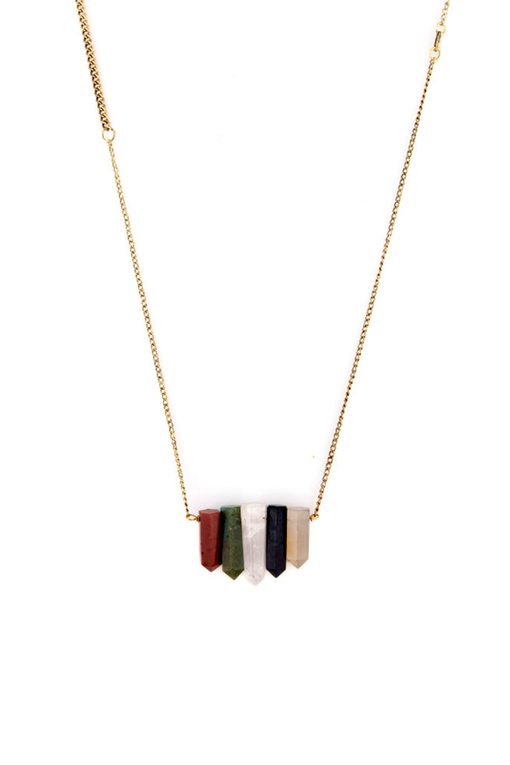 Obey Shaman Crystal Necklace