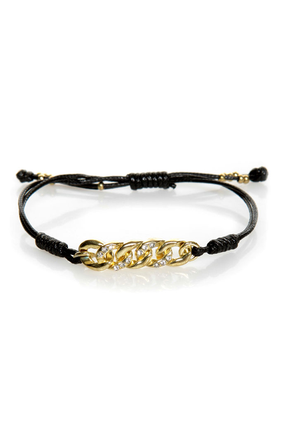 More Than Friends Black Friendship Bracelet