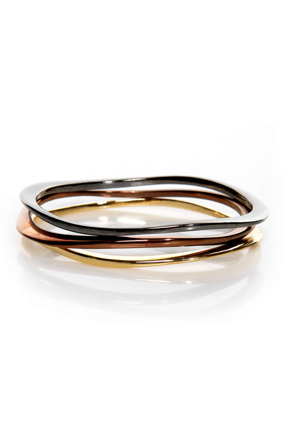 Urban Arm-er Multi Bronze Bangle Set