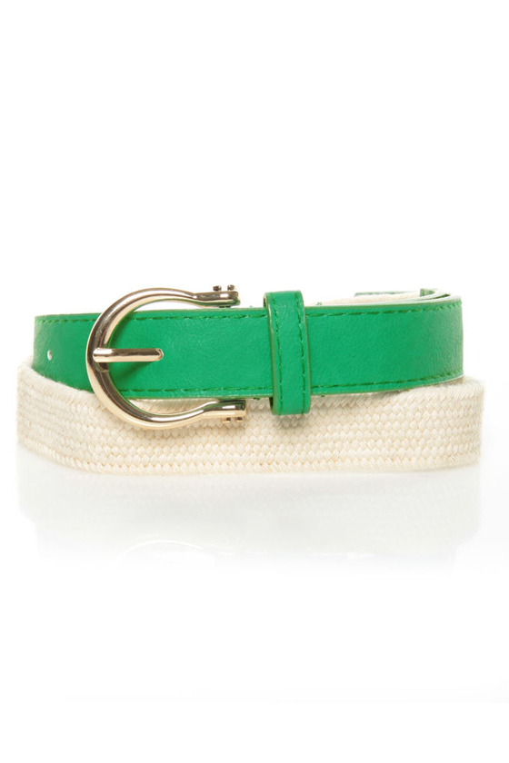Yacht Rock Woven Green Belt