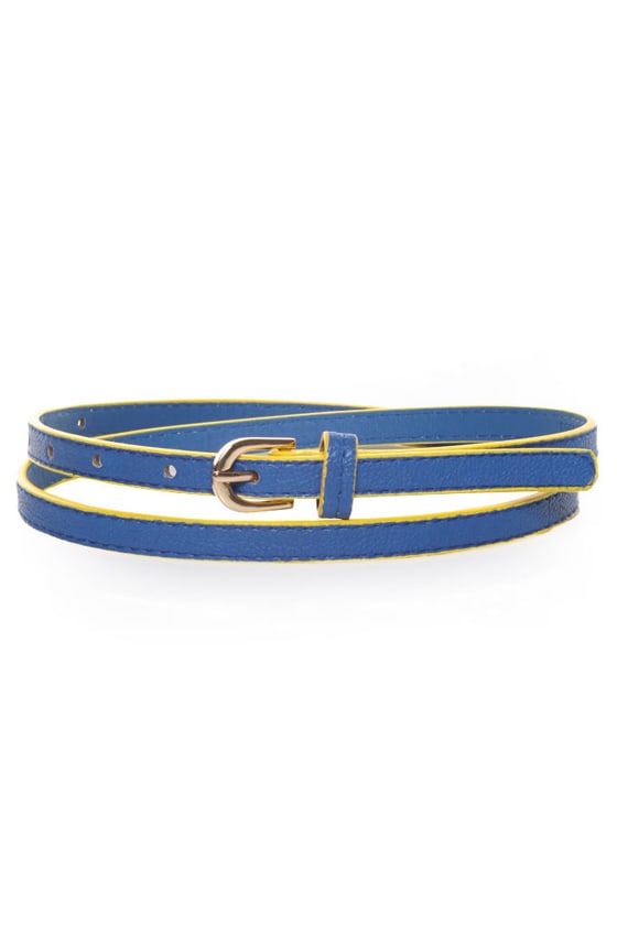Cute Blue Belt - Skinny Belt - $8.00 - Lulus
