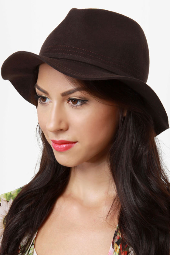 San Diego Hat Co. What a Dame Dark Brown Fedora