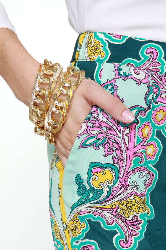 Linky and the Chain Gold Bracelet
