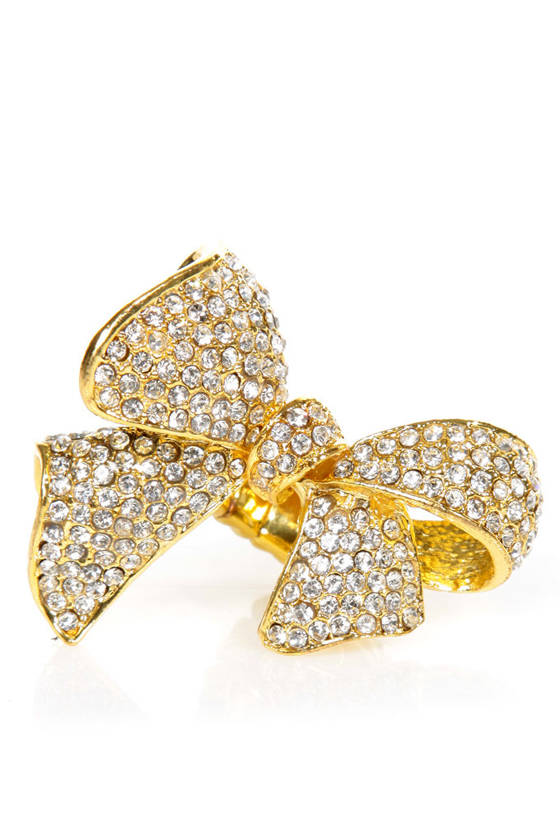 Bow-y Toy Gold Ring