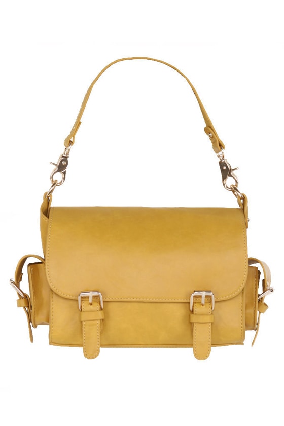 Cute Mustard Yellow Purse Structured Purse 45.00 Lulus