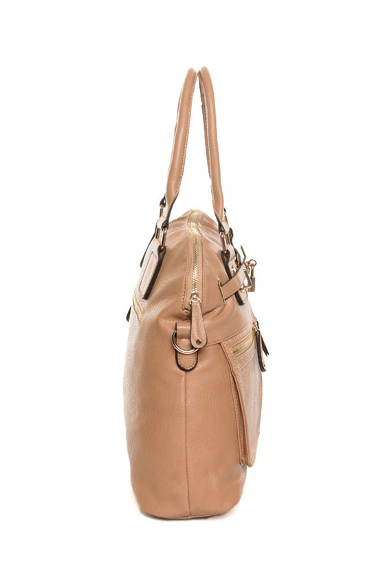 Turnkey Beige Handbag