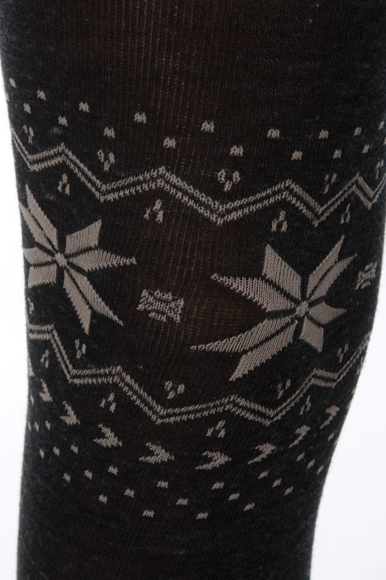Tabbisocks Everest Grey Print Tights