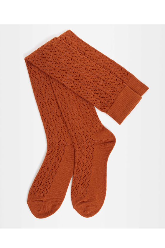 strapless open back dress CiderOrange Broken Stripe Dress Socks main image 0