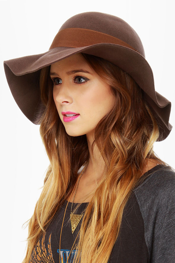 Volcom Social Animals Brown Wool Hat