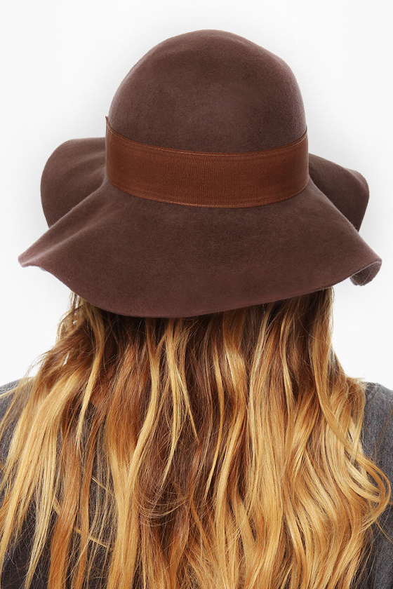 Volcom Social Animals Brown Wool Hat
