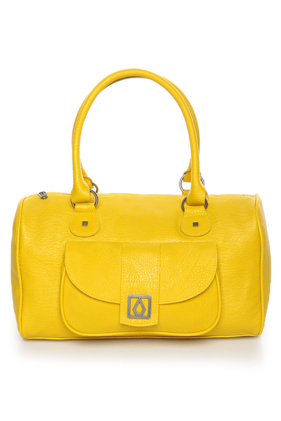 Volcom Candy Shop Yellow Handbag