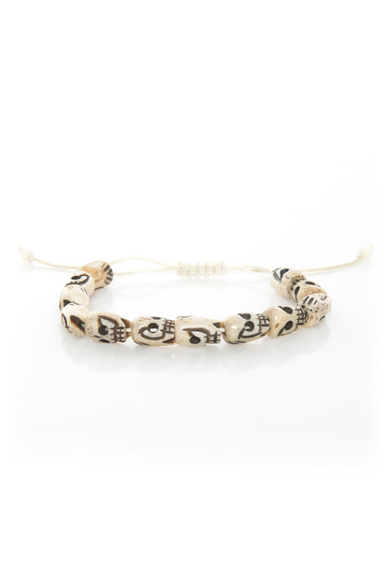 Zad Funny Bone Skull Friendship Bracelet