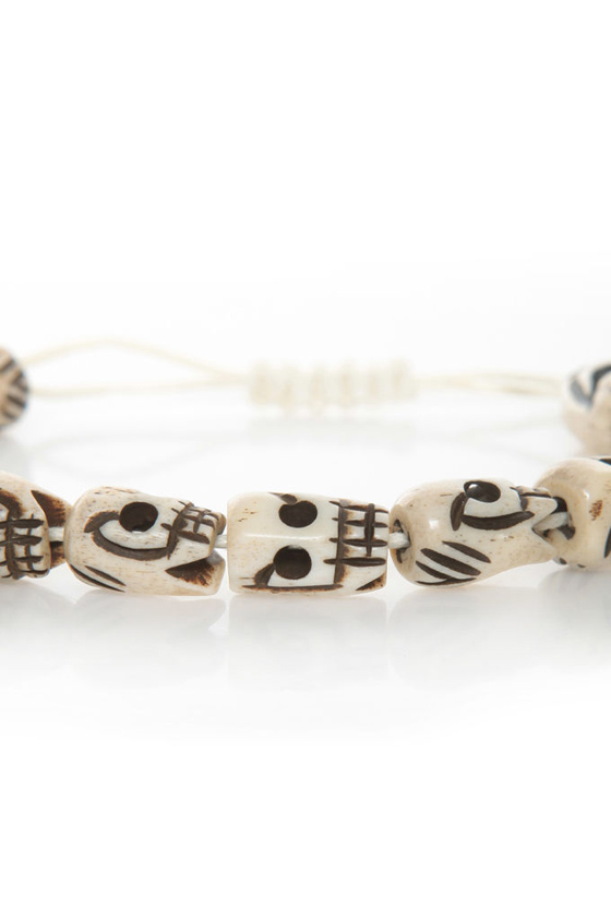 Zad Funny Bone Skull Friendship Bracelet