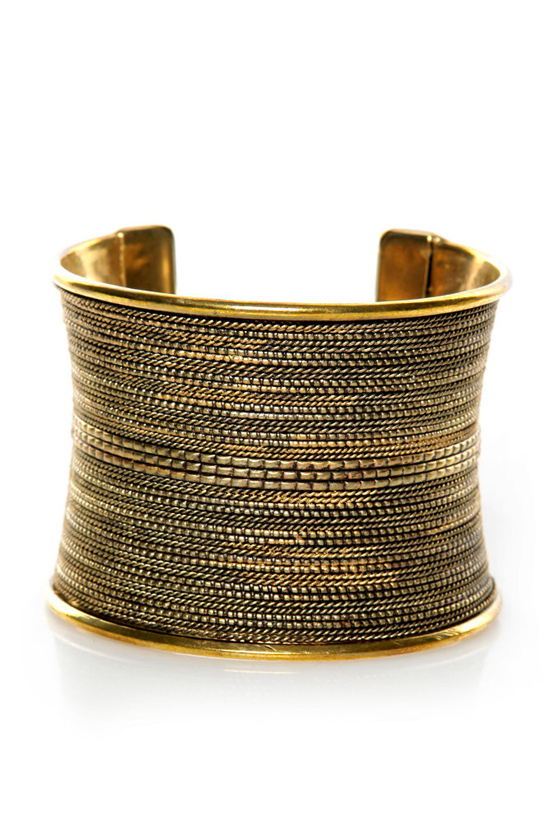 Zad A-cord-ing to You Gold Cuff