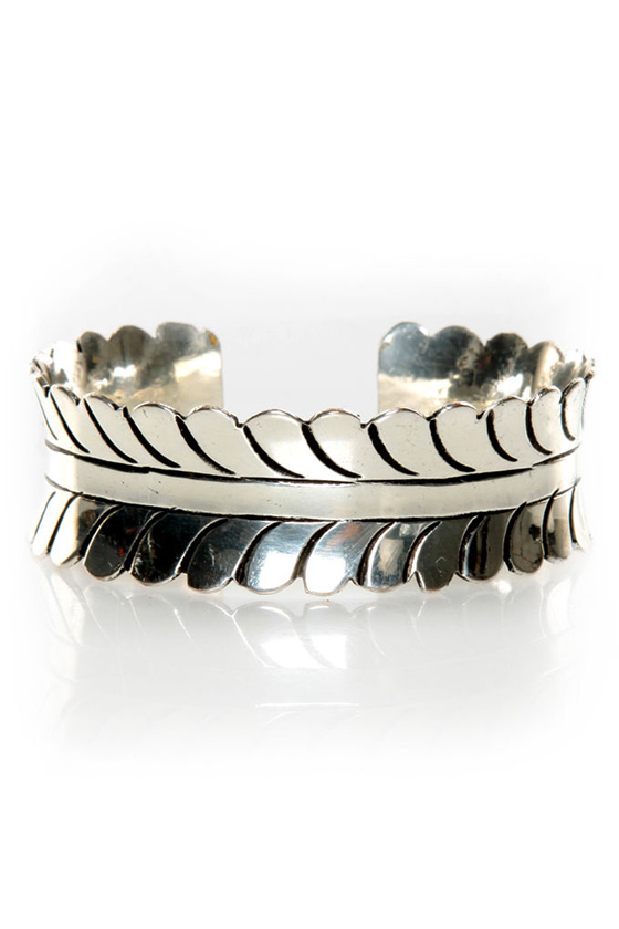 Zad Leaf It to Me Silver Cuff