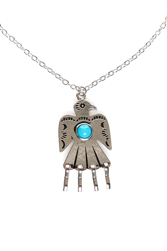 Zad Bird-er, She Wrote Silver Necklace
