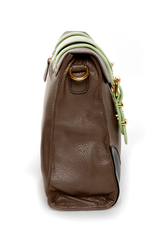 Dessert Menu Mint and Brown Satchel