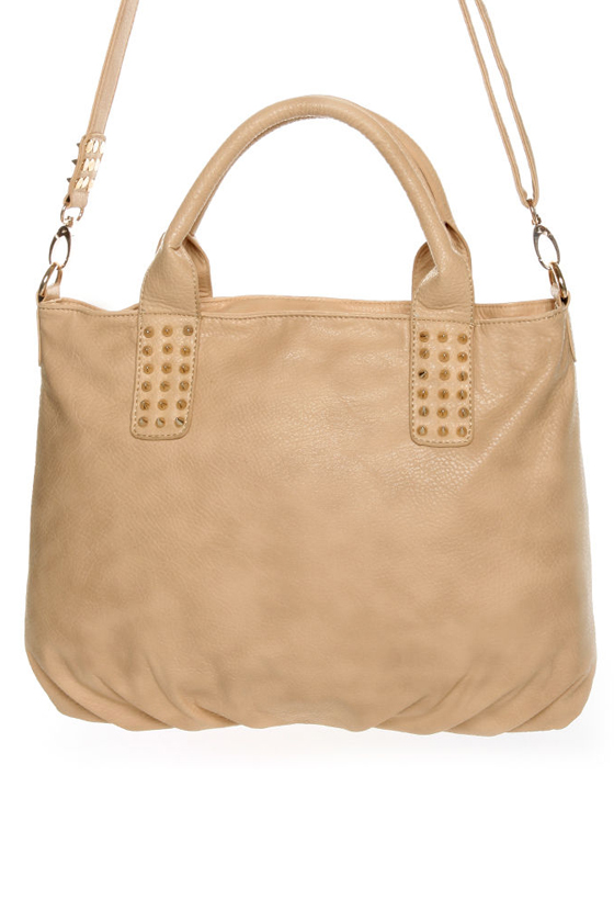 Sharp Attack Nude Handbag