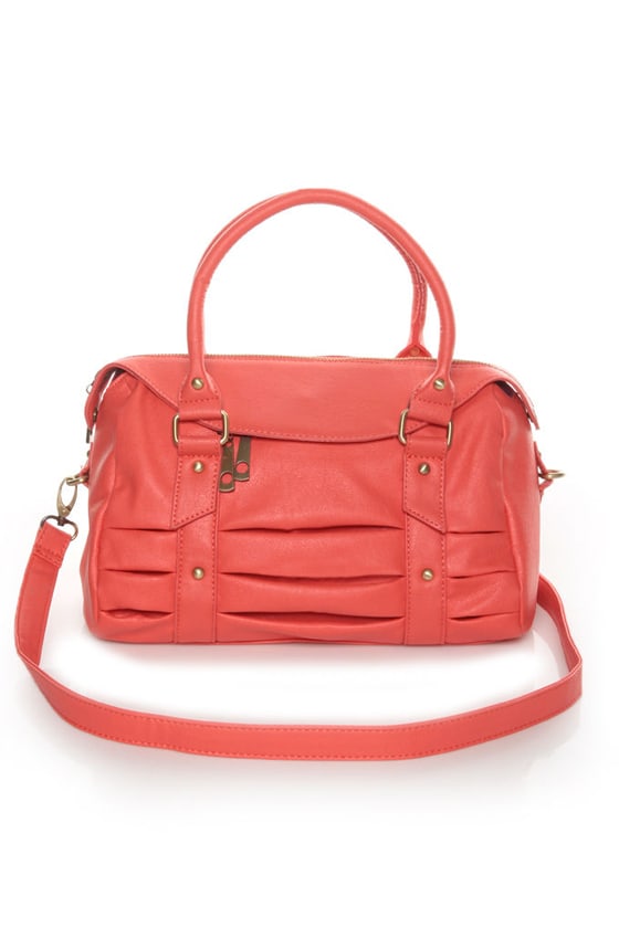Pretty Coral Handbag - Coral Purse - $41.00 - Lulus