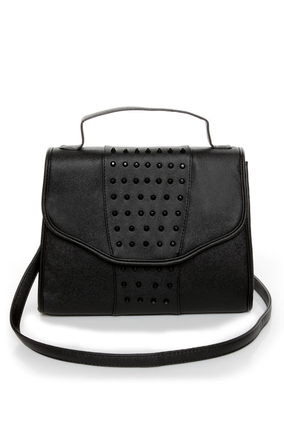 Path of Least Resistance Studded Black Satchel