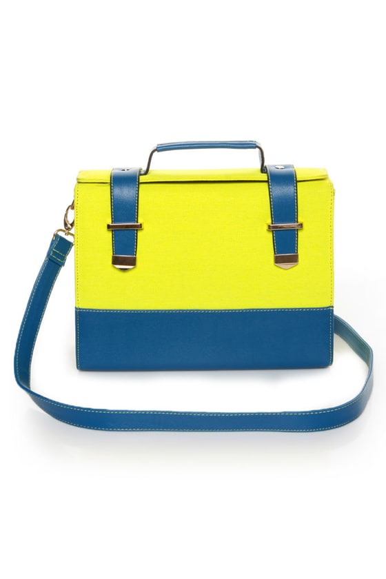 lime yellow purse