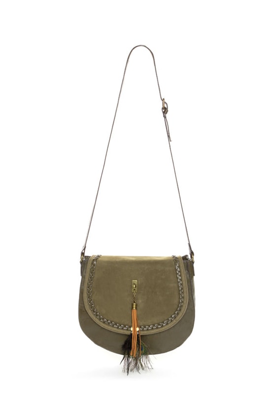 Bags of a Feather Olive Green Handbag