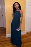Beautiful fit, elegant and stylish, loved the fall of the dress, color is perfect for the fall. Amazing with look - Latoya B.