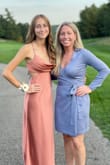 This dress is absolutely amazing!! Classy and comfy. I highly recommend this. I ordered a size below my normal size due to reviews of running a tad big. It ended up being the perfect fit. - Jennifer K.