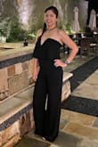 Love that size M fits me; however, the band around the bust gets loose,  I was cautious and had to pull it up several times as it doesn't hold up. Other than that, it's pretty. - Kate A.