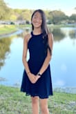 It was the perfect dress for my daughter's homecoming. We shopped last minute, but it came on the day promised. It was a little big on her.. XXS would've been perfect probably. She was very happy with the dress overall! - Irene L.