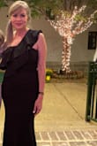 Perfect fit, enhances your body, fabric is stretchy. Got many complements. Dress is long for me but i wore it with platform heels and it did the trick. Recommended 100% - Laura A.